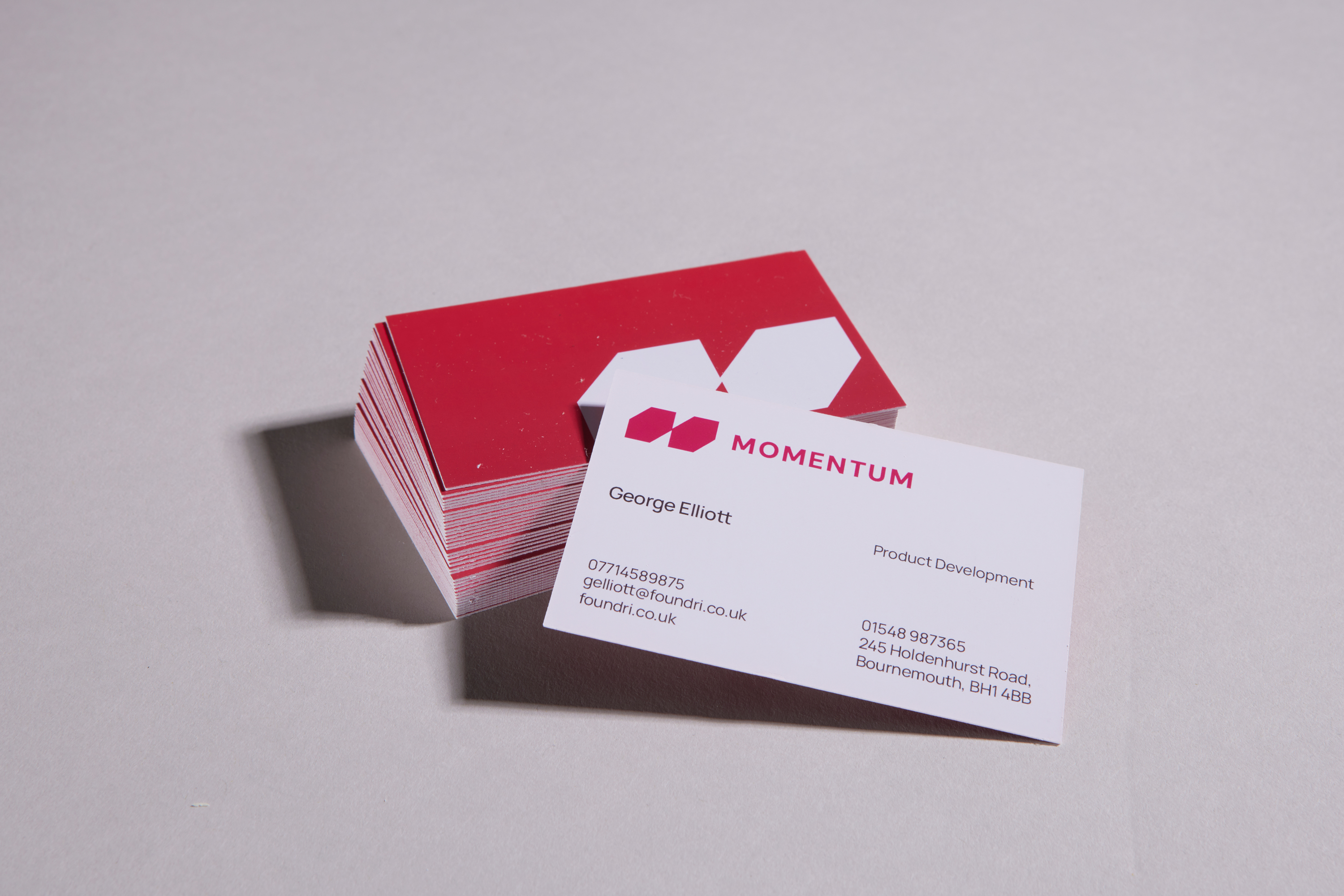 Classic Business Cards (250) (Design & Print) (Double Sided)(Square Corners)(450gsm Silk)