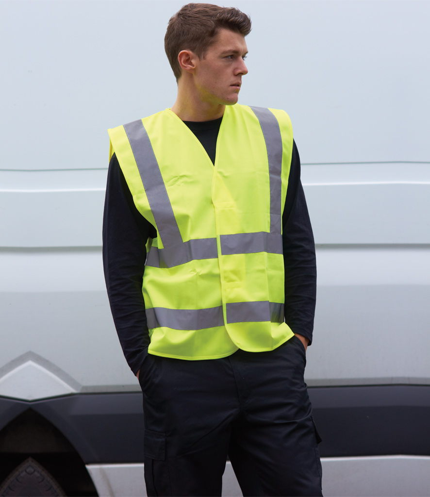 Portwest Hi-Vis Vest (logo print)(front left & back centre)