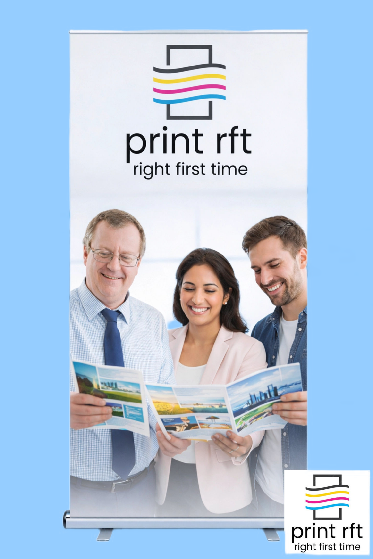 Desk Roller Banners A4 (print)