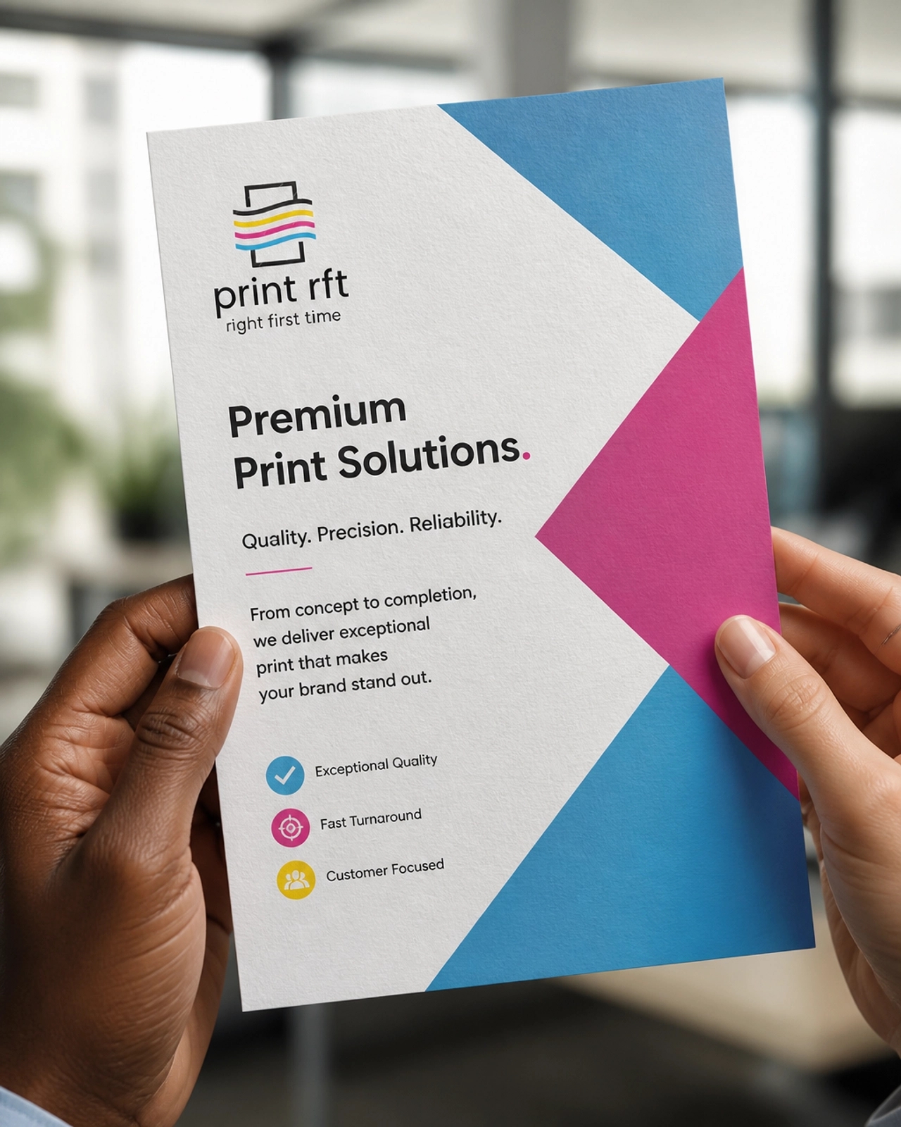Leaflets - A4 folded to A5 4 sides (print, no design) 350gsm (configure for price) 250 items
